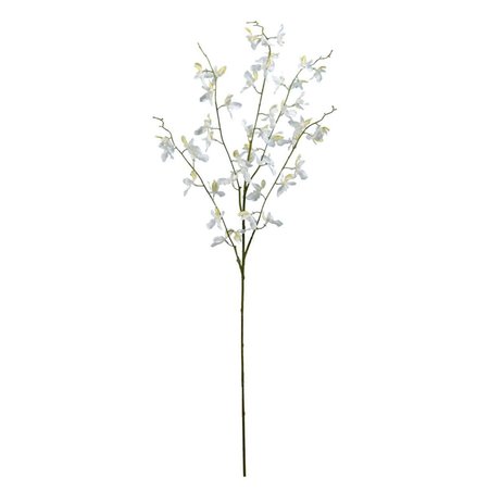 VICKERMAN 35 in. Mini White Dancing Orchid Spray FC180811